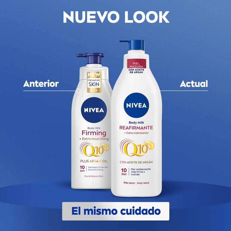 Q10+ Argan Oil Firming Body Milk Ps 400 ml de Nivea