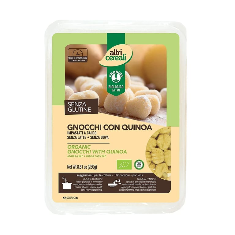 Gnocchi Con Quinoa Sin Gluten Bio