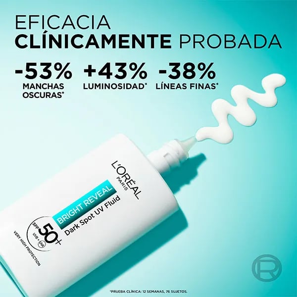Bright Reveal Niacinamid Feuchtigkeitsfluid gegen Flecken SPF50+ 50 ml von L'Oreal Paris