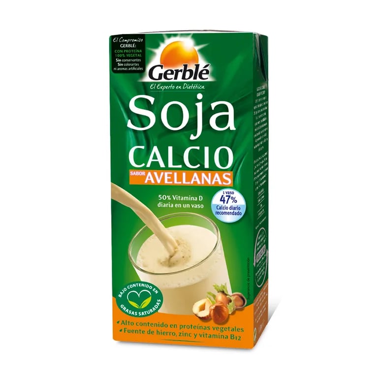 BEBIDAS SOJA CALCIO SABOR AVELLANAS