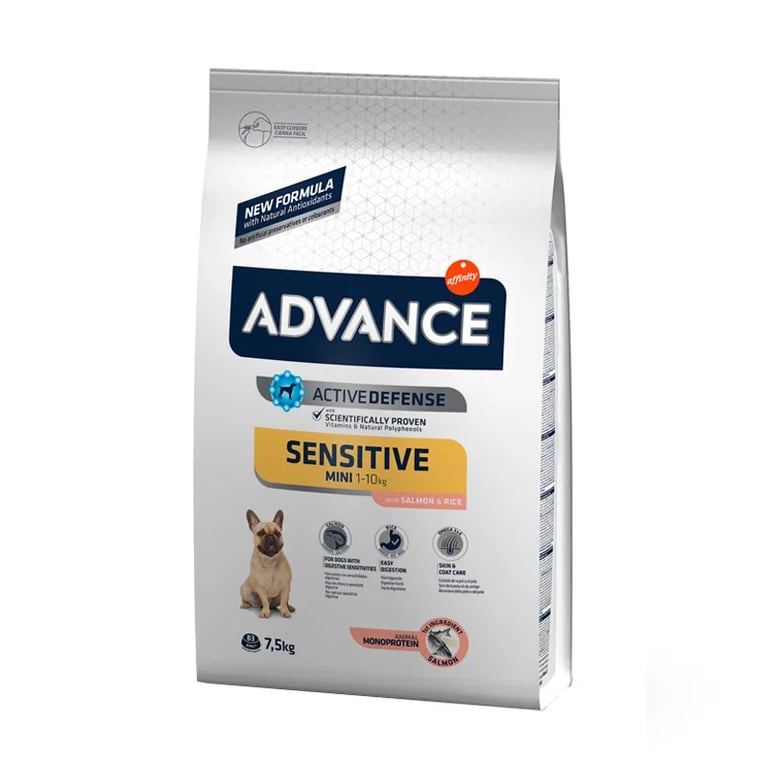 Croquettes Pour Chien Mini Adult Sensitive Saumon Et Riz
