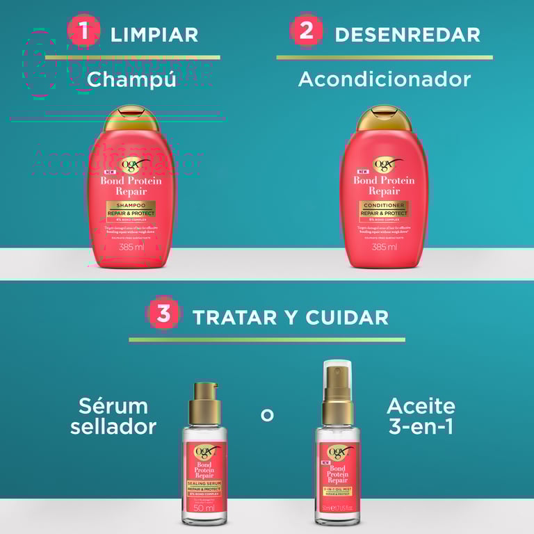Bond Protein Repair Serum Repara y Protege 50 ml de OGX