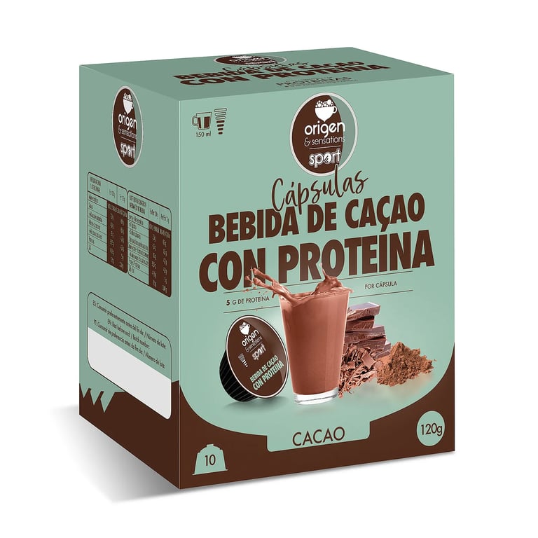 Cápsulas Bebida De Cacao Con Proteína