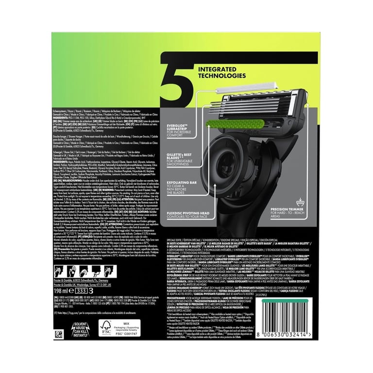 Gillette Labs Champions League Packs 3 Piezas de Gillette