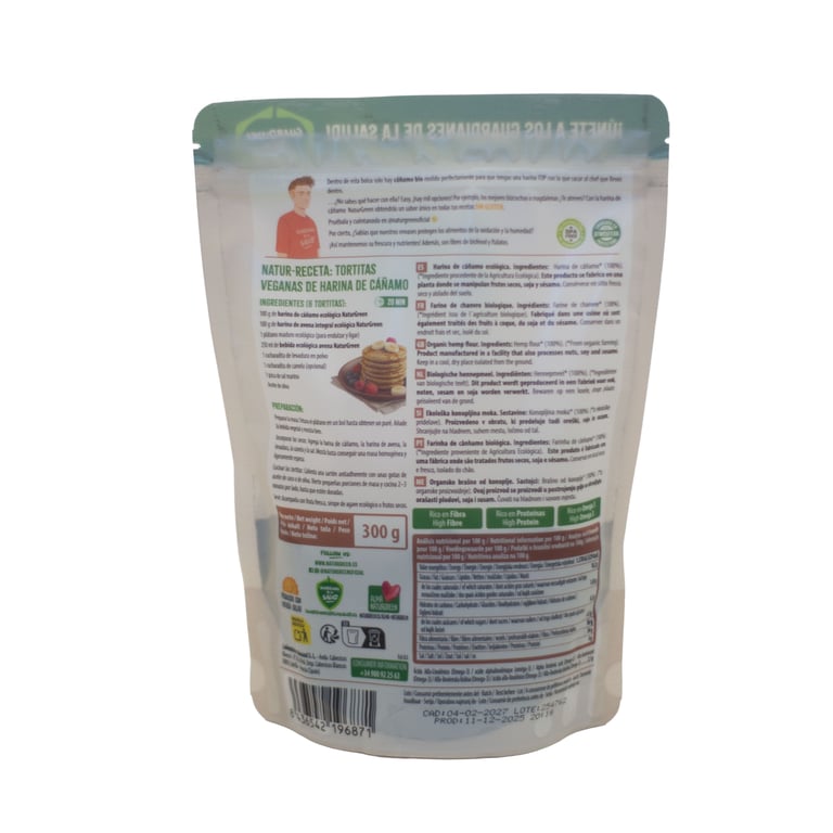 Farinha De Cânhamo 300g da NaturGreen