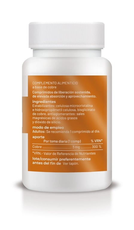 KUPFER 3 Tabs 60 Tabs von Soria Natural