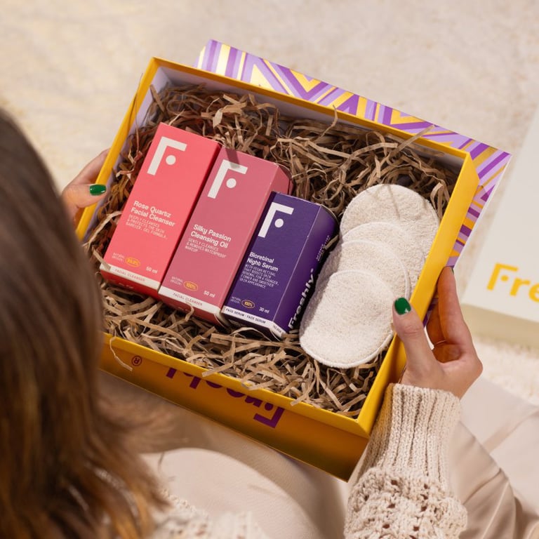 Routine De Nuit Démaquillant + Nettoyant + Sérum Bioretinal de Freshly Cosmetics