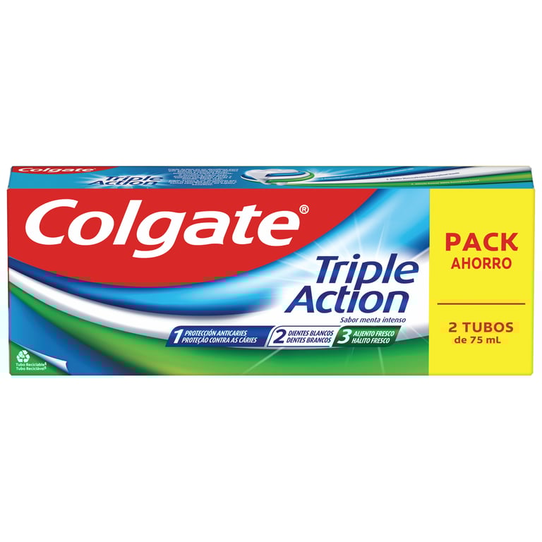 Zahnpasta Triple Action Duplo 2 St 75 ml von Colgate