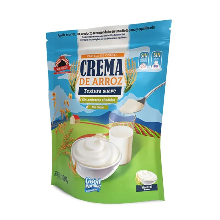 Crème De Riz Texture Douce Saveur Neutre