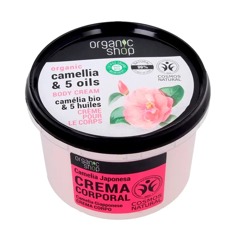 Crema Corporal Reafirmante Camelia Y 5 Aceites