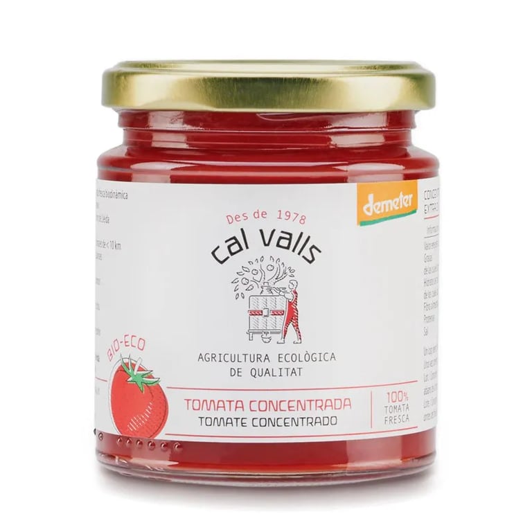 CONCENTRADO DE TOMATE ECOLÓGICO