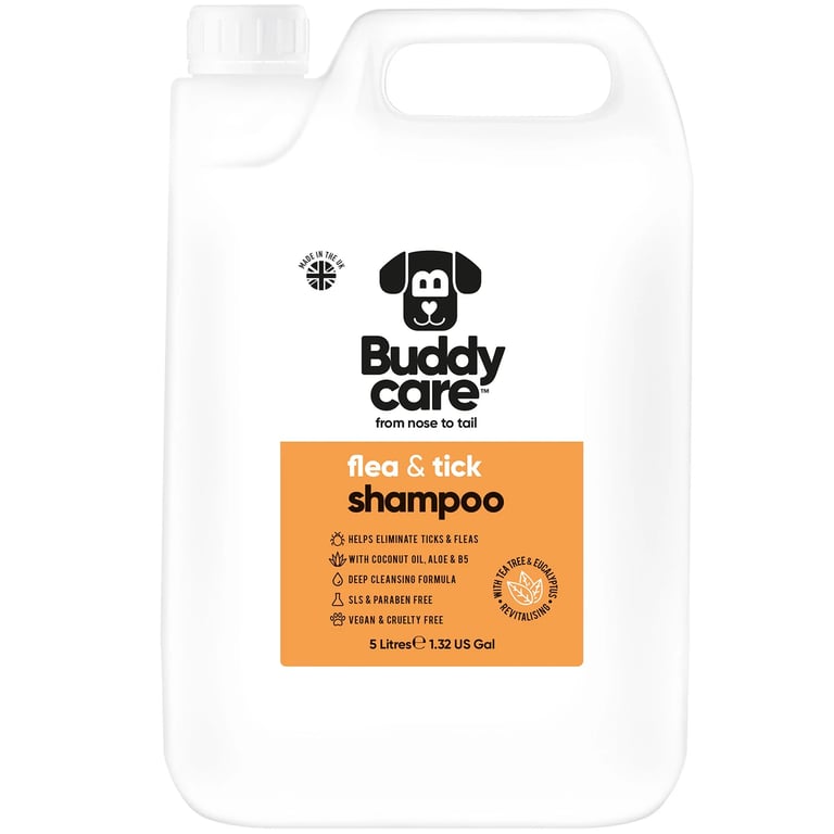 Champú Antipulgas y Garrapatas para Perros