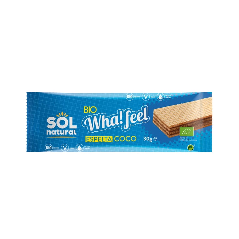 WHA! FEEL SNACK ESPELTA Y COCO BIO