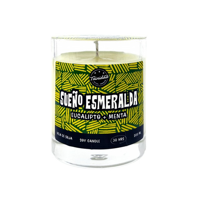 Vela Vaso Sueño Esmeralda