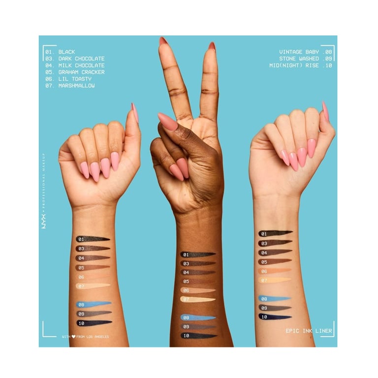 Epic Ink Liner Glitz Waterproof #Shimmer Stitch de Nyx - imagen 7 de 9