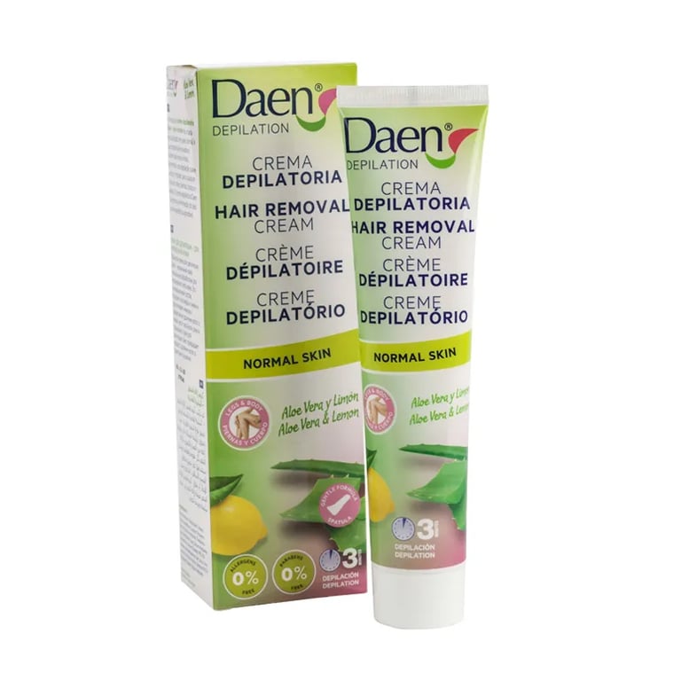 Crema Depilatoria Aloe Vera Y Limón Piel Normal