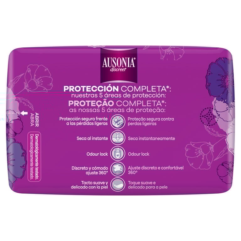 Ausonia Discreet Braguitas Plus 9 Uds de Ausonia