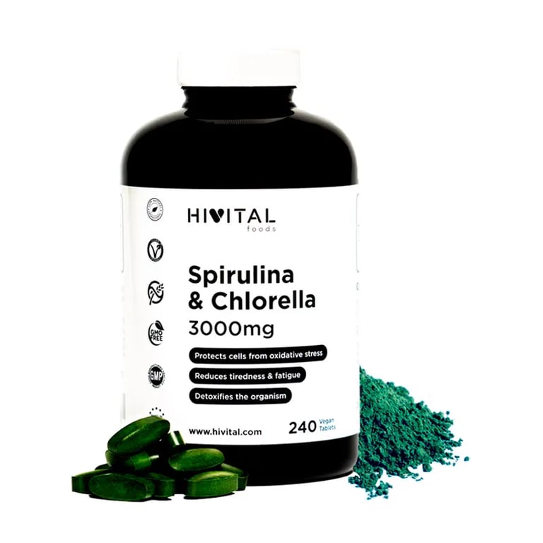 Spirulina Chlorella 3000 mg