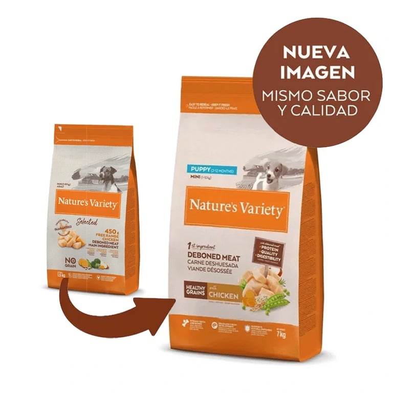 Healthy Grain Puppys Ração Raças Pequenas Frango - imagen 6 de 13