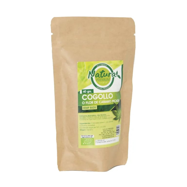 Brotos Ou Flor De Cânhamo Cortado