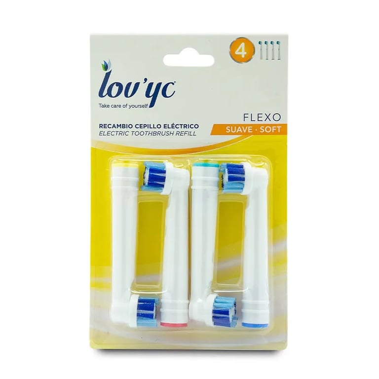 Lovyc Recambio Cepillo Eléctrico Flexo Suave