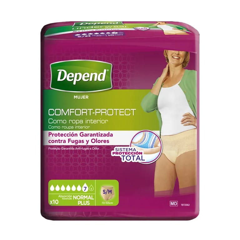 Ropa Interior Para Mujer Absorción Normal Talla S/M