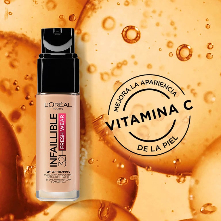 Infaillible Fresh Wear 32H SPF25 Vitamina C #225 30 ml da L'Oreal Make Up