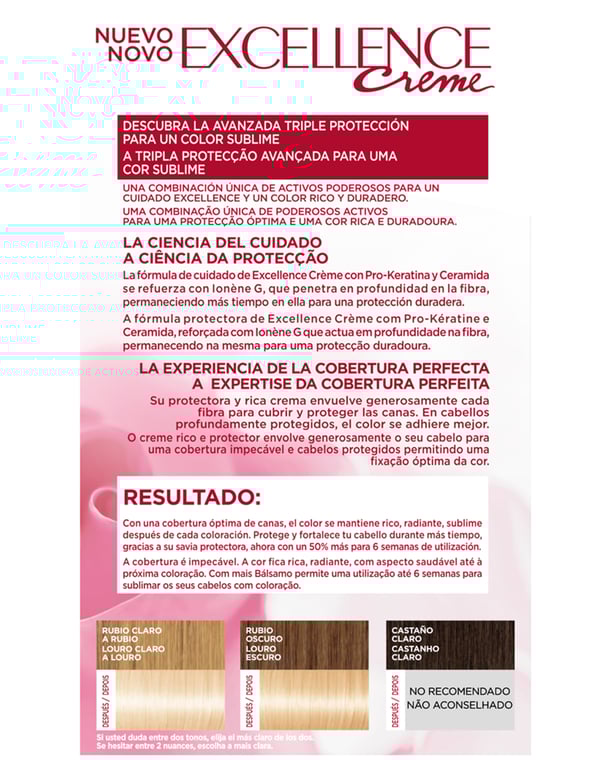 Excellence Creme Tinta #01 Loiro Ultra Claro Natural da LOreal Expert Professionnel