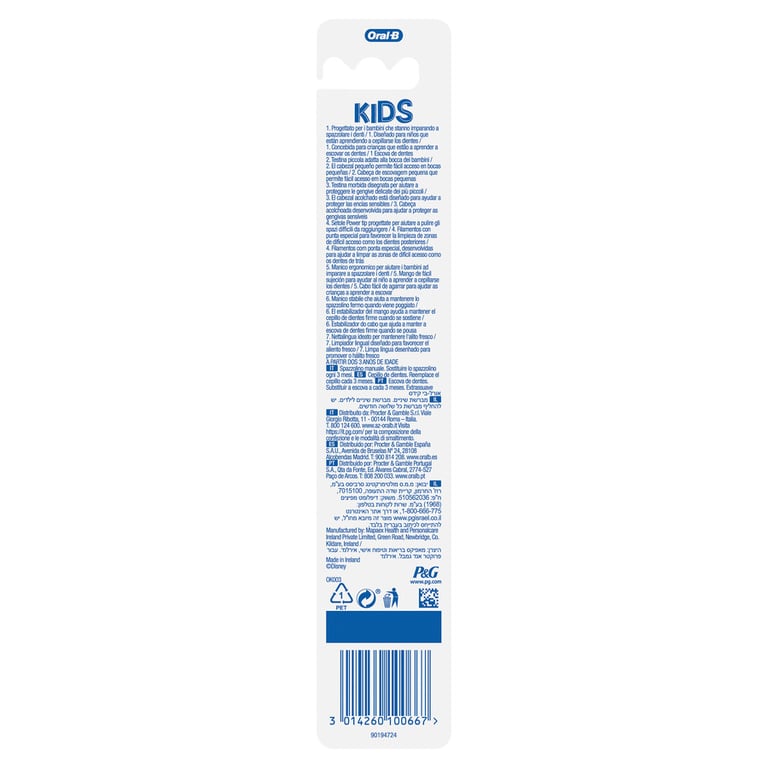Escova Kid Suave Princesa 3-5 anos  da Oral-B