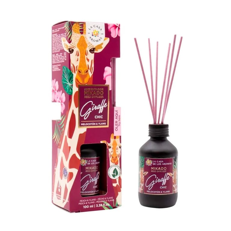 Ambientador Mikado Giraffe Chic #Melocotón & Ylang