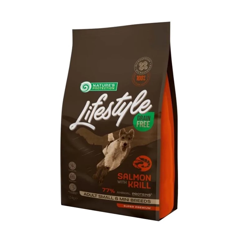 Lifestyle Grain Free Dog Adult Smalls Mini Breeds Lachs Krill