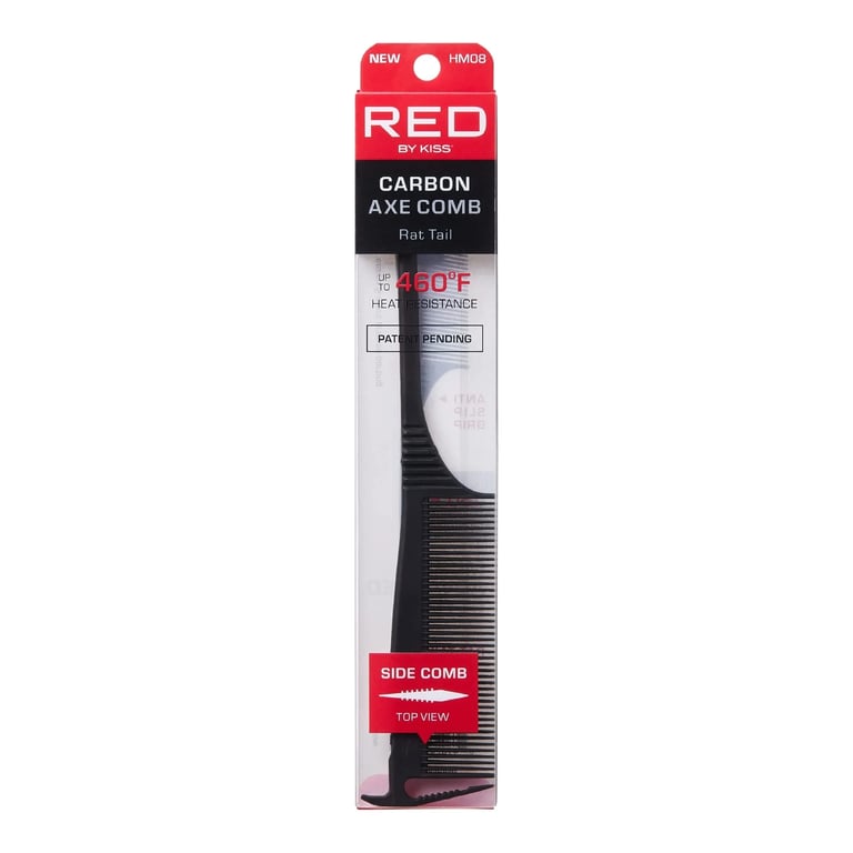 Carbon Axe Rat Tail Comb Peine