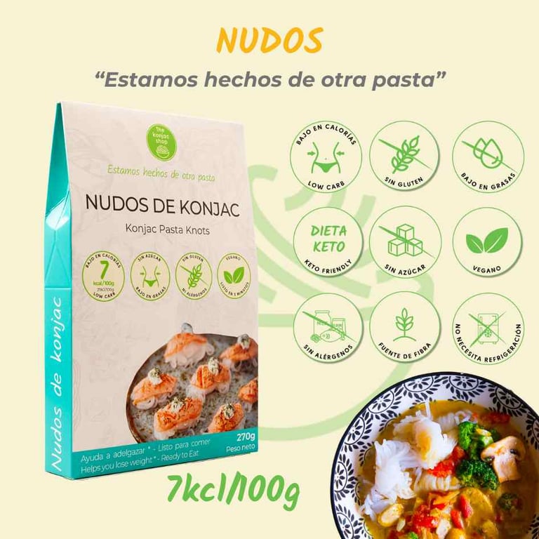 Nudos De Konjac 270g de The Konjac