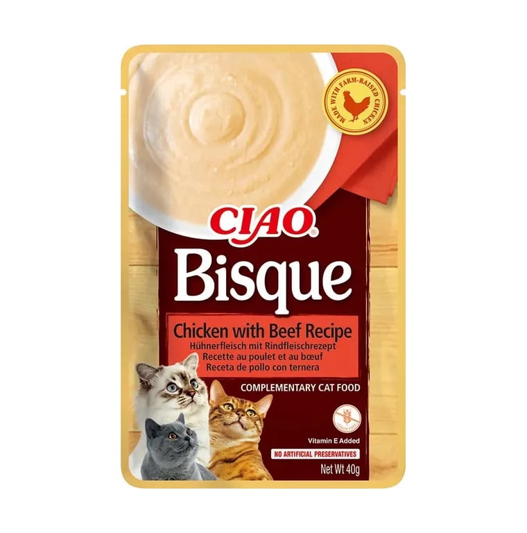 Cat Bisque Ricetta Pollo Manzo Salmone - imagen 4 de 5