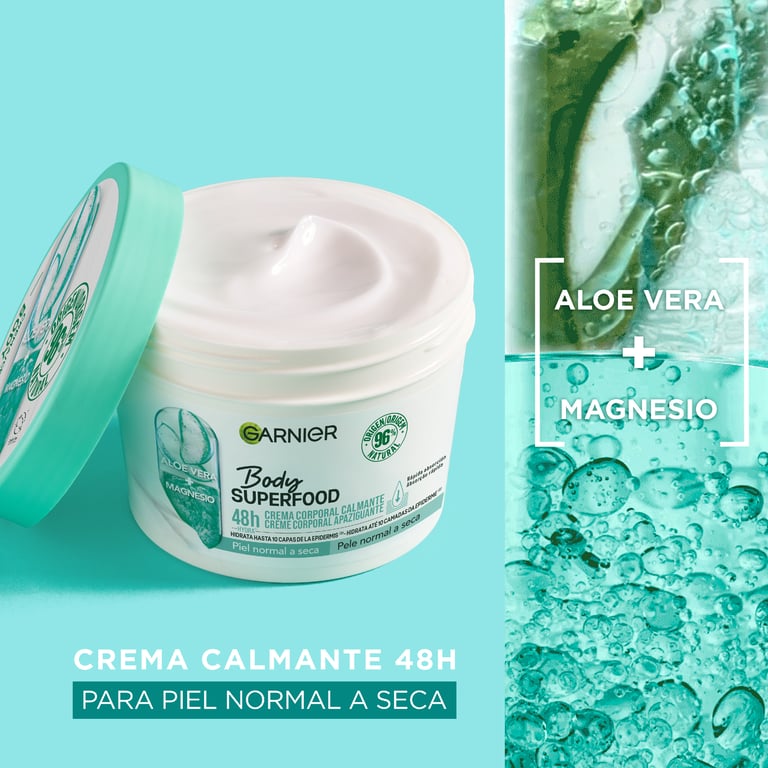 Body Superfood Aloe Vera et Magnésium 380 ml de Garnier
