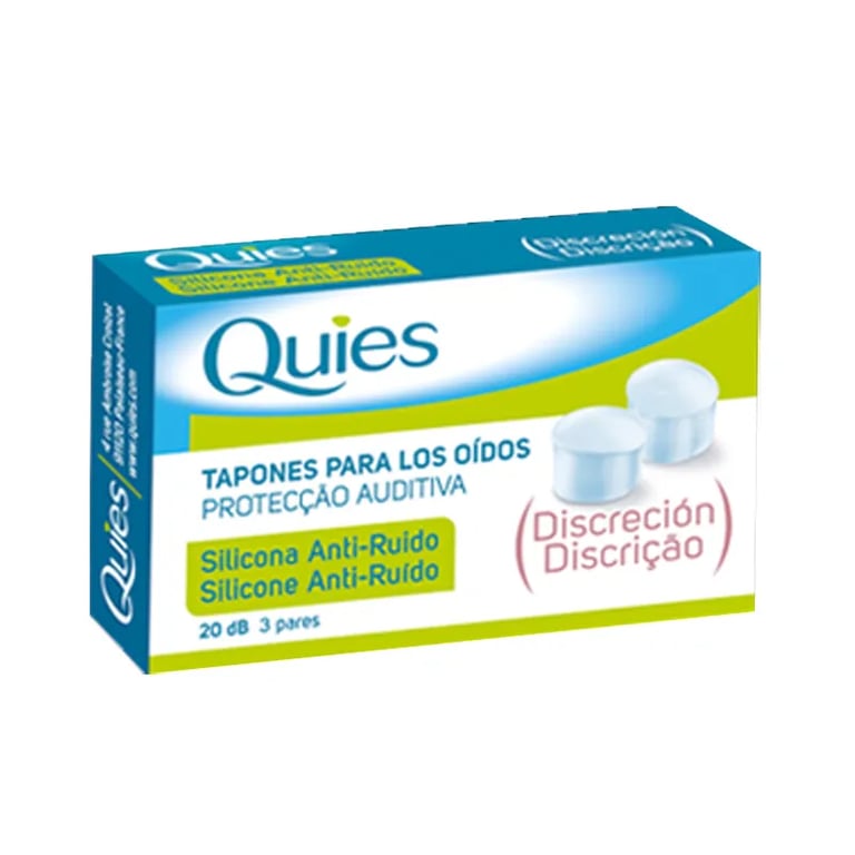 Tapones Antiruido Silicona 3 Pares