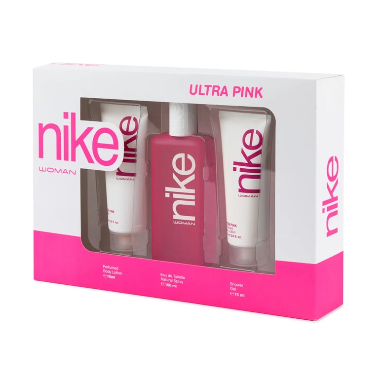 Ultra Pink EDT 100 ml + Lait Corporel 75 ml + Gel de Douche 75 ml