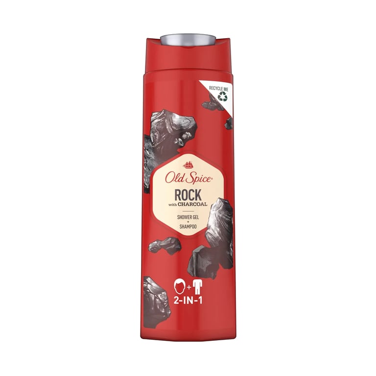 Rock With Charcoal 2In1 Shower Gel