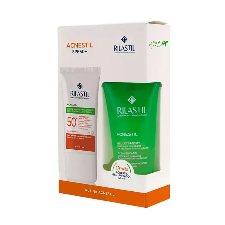 Sun System Acnestil SPF50+ 40 ml + Acnestil Gel 50 ml