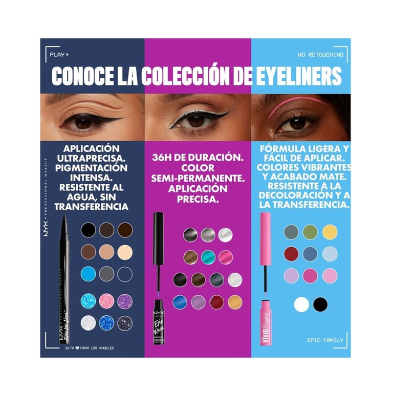 Epic Ink Liner Glitz Waterproof #Shimmer Stitch de Nyx - imagen 9 de 9