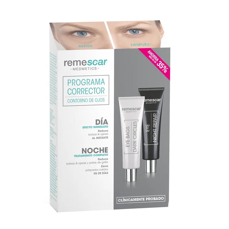 REMESCAR PROGRAMA CORRECTOR CONTORNO OJOS CON BOLSAS Y OJERAS DÍA Y NOCHE