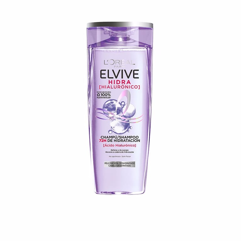 Elvive Hidra Hialurónico Champú 72H Hidratación 285 ml