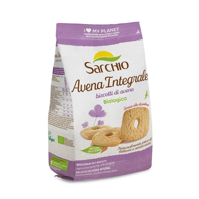 Biscotti Di Avena Integrale Bio