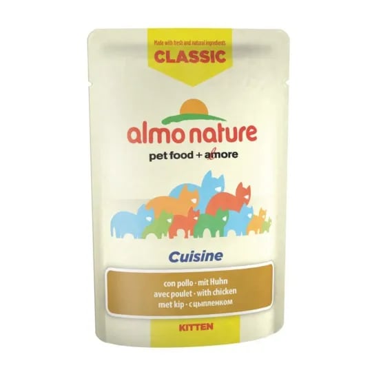 Kitten Cat Classic Cuisine Poulet 55 g