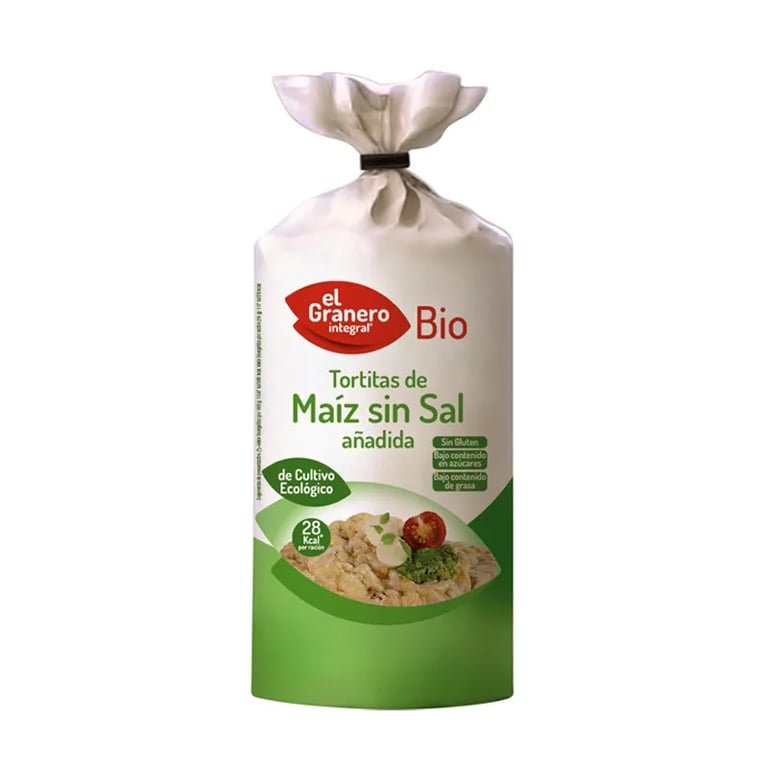 GALETTES DE MAÏS SANS SEL AJOUTÉ BIO