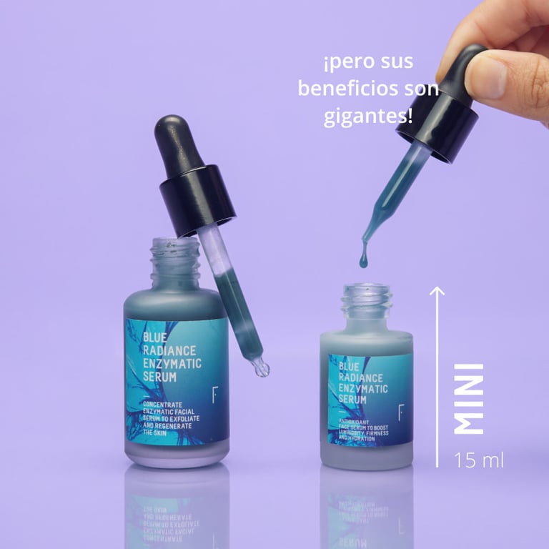 Blue Radiance Enzymatic Serum Format Mini 15 ml de Freshly Cosmetics