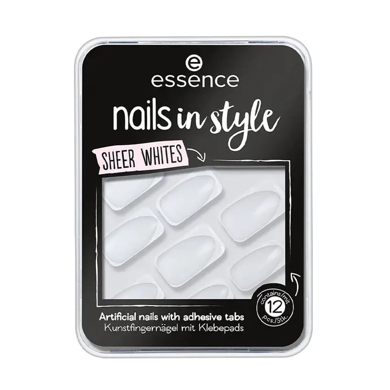Nails In Style Künstliche Nägel #11-Sheer Whites