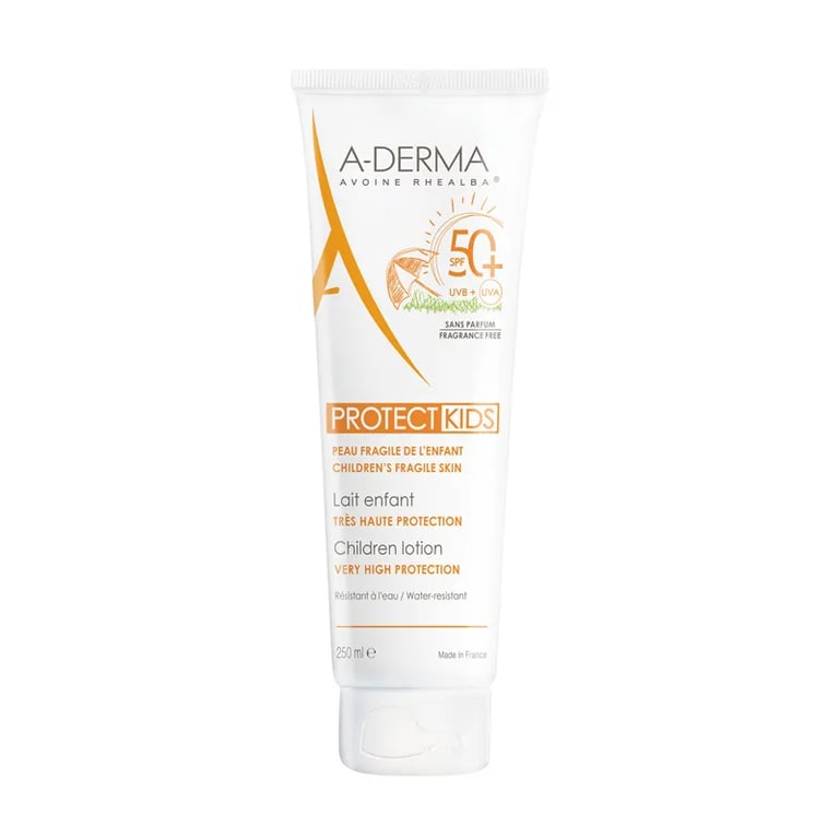 A-DERMA PROTECT KIDS LECHE SPF50+