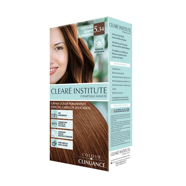 COLOUR CLINUANCE TINTE CABELLO DELICADO 5.34 CASTAÑO CLARO LUMINOSO
