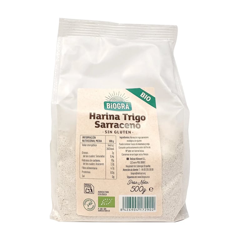 Harina De Trigo Sarraceno Integral Bio
